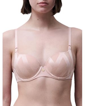 Chantelle Glaze Covering T-Shirt Bra - Pink