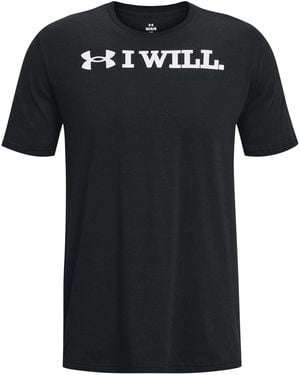 Under Armour Ua I Wll Ss T-Shirt - Black