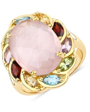 Rafaela Donata Khushi Sterling Ring - Pink