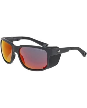 G.O.D Eyewear Polarised Uv400 Cat 4 Mountain Sunglasses With Mirror Hydrophobic Lens - Black