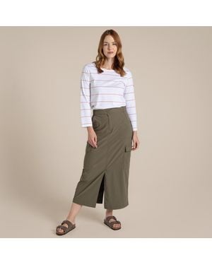 Craghoppers Ladies Pro Nosilife Midi Skirt (Wild) - Green