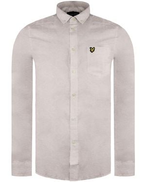 Lyle & Scott Regular Fit Oxford Shirt - White