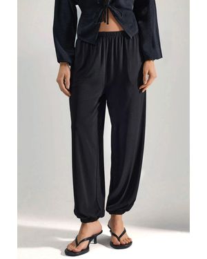 Hiccup Regular Fit Jogger Trousers - Black