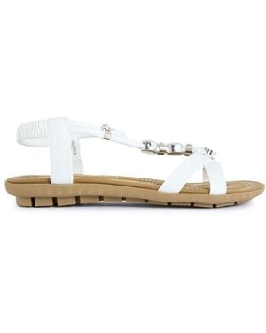 Lotus Bettina Sandals - White