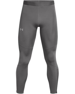 Under Armour Launch Solid Patterned Leggings - Grey