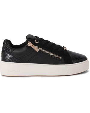 Carvela Kurt Geiger Gia Zip Trainers - Black