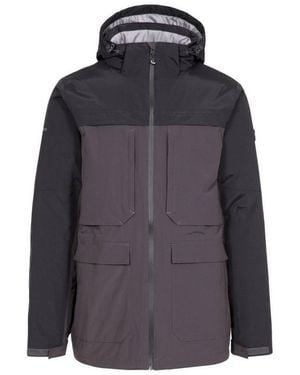 Trespass Heathrack Waterproof Jacket (Dark) - Blue