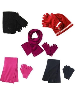 PUMA Fundamentals Knit Nike Nsw Gloves & Scarves Sets - Pink