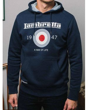 Lambretta Target Hoodie - Blue