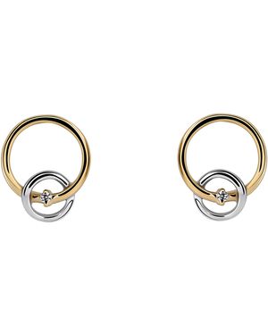 Orphelia 'Antoine' 925 Sterling Stud Earrings - Metallic