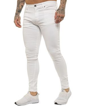 Enzo Skinny Super Stretch Denim Jeans - White