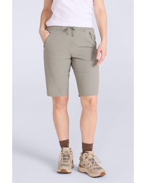 Mountain Warehouse 'Explorer' Long Shorts Quick Dry Walking Active Adventure Bottoms Polyamide - Grey