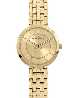 Jacques Lemans 1-2211E Ladies Milano Watch - Metallic