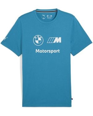 PUMA Bmw M Motorsport Essentials Logo T-Shirt - Blue