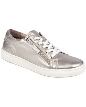 Jones Bootmaker Padova2 Leather Lace-Up Trainers - White