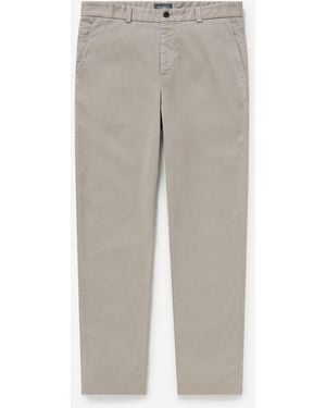 Oliver Sweeney Garment Dyed Cotton Chinos - Grey