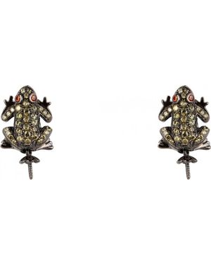 Lancaster Jla-Ear-Frog-3 Ladies Earrings - Black