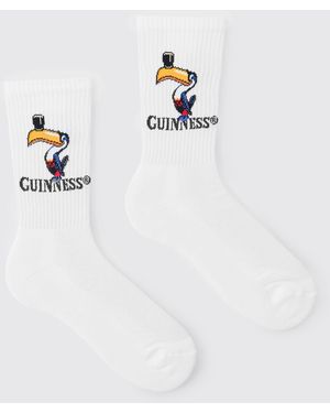 BoohooMAN Guinness Toucan License Socks - Blue