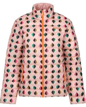 Regatta Ladies Orla Kiely Tiny Elm Baffled Padded Jacket - Pink