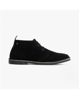 Jack & Jones Bravo Suede Desert Boots Mono - Black
