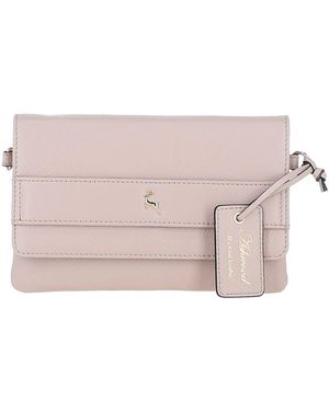 Ashwood Leather 'Brinea' Real Crossbody Bag - Pink