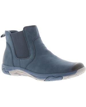 Free Spirit Boots Ankle Preta Leather Slip On Material_Other - Blue