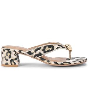 Carvela Kurt Geiger Sorano Block Sandals - Metallic