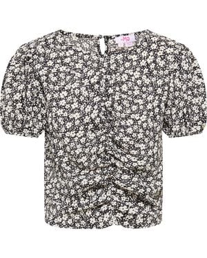 myMo Blouse Zwart - Wit