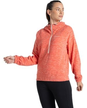 Craghoppers Ladies Esk Half Zip Fleece Top (Deep) - Red