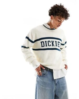 Dickies Melvern Knitted Jumper - White
