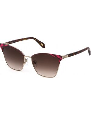 Just Cavalli Sjc093 58 0492 Sunglasses - Brown