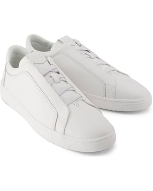 TOMS Trvl Lite Miles Leather Trainers - White