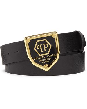 Philipp Plein Riem Hexagon - Zwart