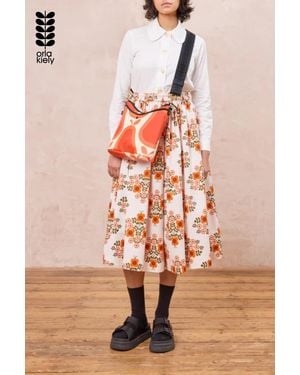Orla Kiely Lightweight Crossbody Bag - Pink