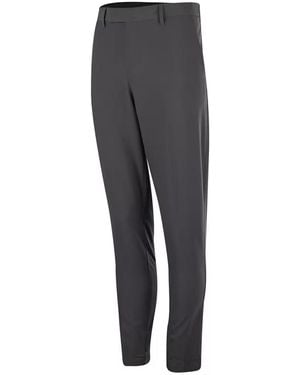 Island Green Tour Stretch Tapered Leg Golf Trousers - Grey