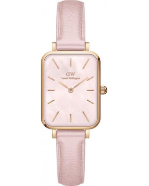Daniel Wellington Dw00100636 Ladies Quadro Watch - Pink