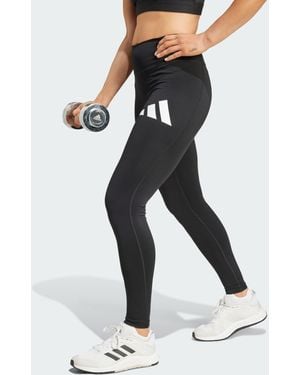 adidas Originals Train Essentials Big Logo Full-Length Leggings - Black
