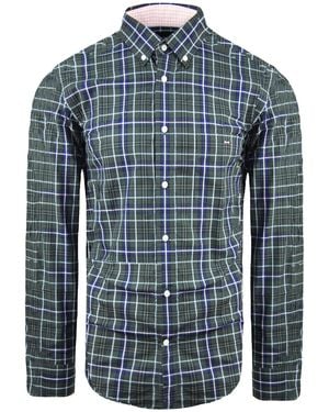 Eden Park Paris Regular Oxford Shirt - Blue