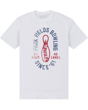Park Fields Bowling 24 Hours T-Shirt Cotton - White