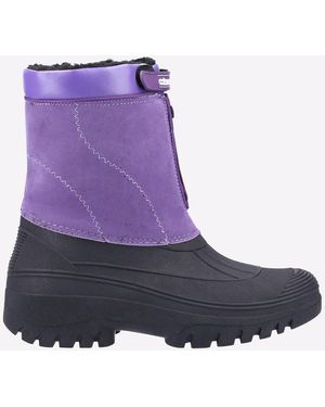 Cotswold Venture Waterproof Winter Boot - Purple
