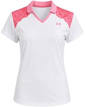 Under Armour Zinger Blocked Polo Shirt - White
