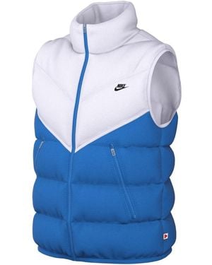 Nike Colourblock Gilet Jacket - Blue