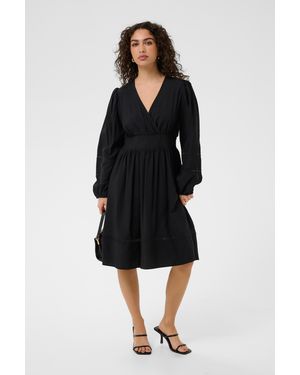 Kaffe Jurk Kahaily Jurk Tight Fit - Zwart