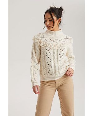 Urban Bliss Tassel Jumper - Natural