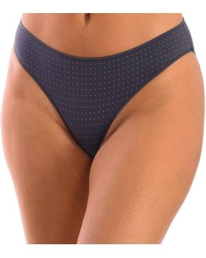 Selene Greta Microfibre Bikini Briefs - Blue