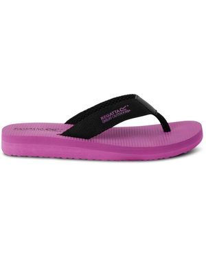 Regatta Ladies Lady Catarina Lightweight Flip Flop Sandals - Purple