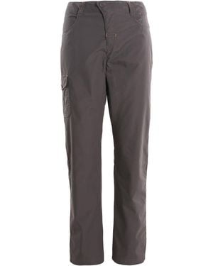 Trespass Rambler Solid Patterned Straight Cargo Trousers - Grey