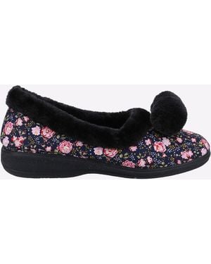 Fleet Foster Goldfinch Slipper - Black