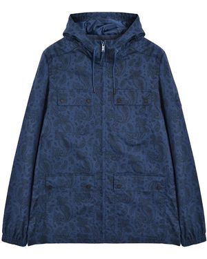 Lambretta Paisley Field Jacket - Blue