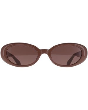 Quay Oval Doe Felt Cute - Brown